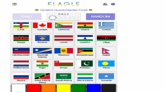 Introduction to #flagle! A flag guessing game. #flagle #flags #wordle